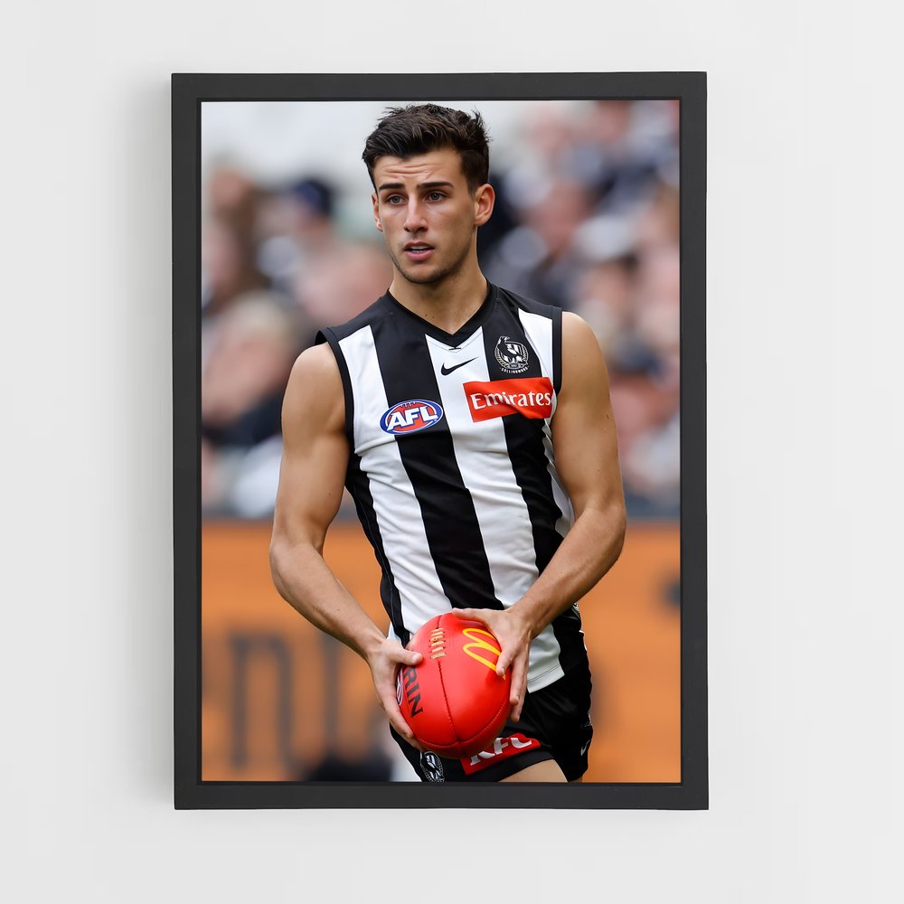 Poster La Passione Rouge – affiche Football australien (vue 2)